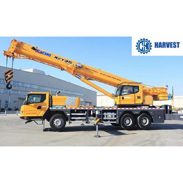 56.8m Max Lifting Height  XCT35 35t Crane Truck For Construction mobile