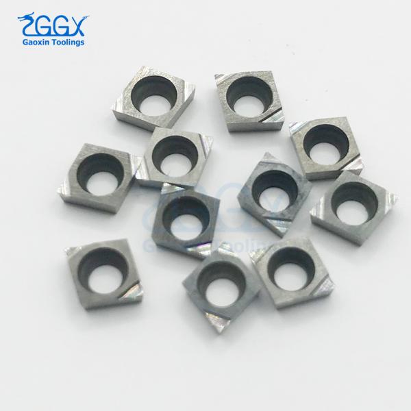 Silver Aluminum Turning Inserts Carbide Indexable Cutting Inserts CCGT CCGT040102