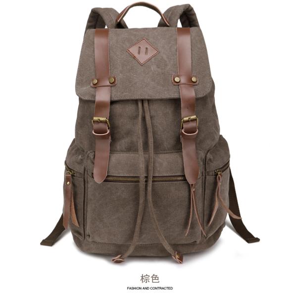 New canvas shoulder bag men and women casual canvas bag tide backpack schoolbag bag Europe
