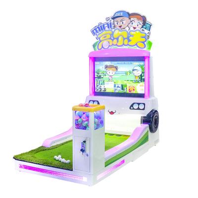 Máquinas a fichas do divertimento do mini golfe das cabines, máquinas comerciais da arcada das crianças