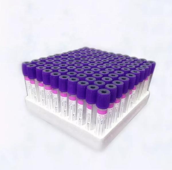 EDTA K2 K3 Vacuum Blood Collection Tube PET Plastic EDTA Tube For Laboratory