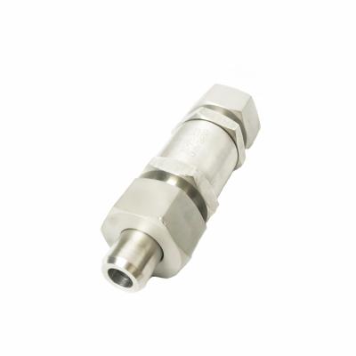 Válvula de verificação criogênica da água da maneira de LO2 LN2 uma o corpo da conexão CF8 da flange