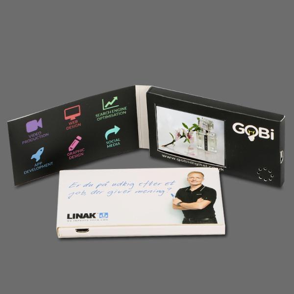 4.3 Inch Invitation Flip Book Video Of Greeting Cards For Business / Birthday Party