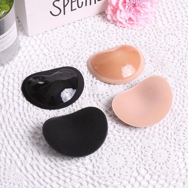 Niris Lingerie Heart Shape Women Summer Sponge Foam Bra Pads Chest Cup Breast Bra Bikini Accessories Insert Chest Pad