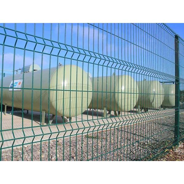 Decorative 6ft 6mm Welded Wire Mesh Fencing Powder Coated For Park