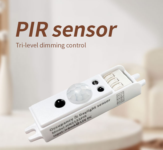 HNS133PIR 12V Small PIR Dimmable Motion Sensor IP20 Настройка дистанционного управления
