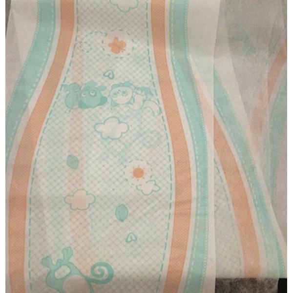 Взрослое сырье пеленки напечатало полностью Breathable фильм слоения