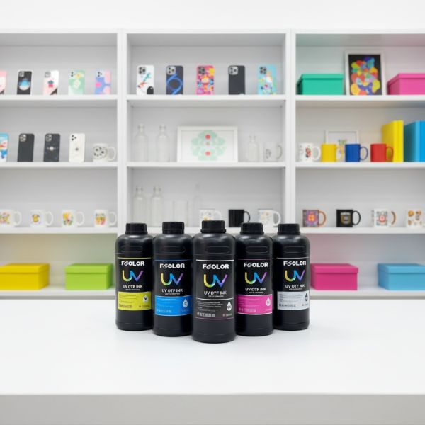 FCOLOR 1000ml Hard Soft UV Ink For Epson 1390 Xp600 I3200 Tx800 L1800 Uv Printer