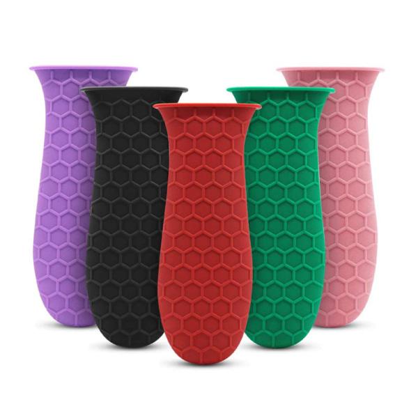 Силиконовый держатель горячей ручки Устойчивый к жары чугунный ковёр Скилеты Ручки Грипп Покрытия для кастрюли