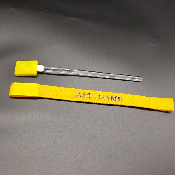 Custom Offset Printing Nylon Flashing LED Bracelets Glow in Dark for Events Concerts