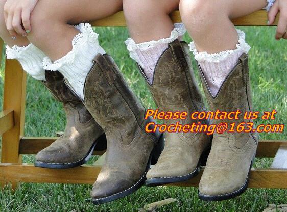 women knit boot cuffs acrylic cable pattern lace boot socks buttons leg warmers bontique