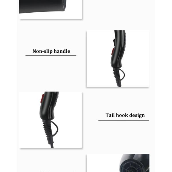 Материал ABS фена для волос 1800W наивысшей мощности парикмахерской салона красоты