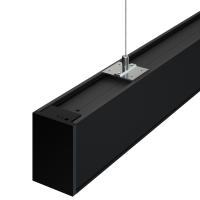 Lumière linéaire LED continue sans couture rapide en 24W/32W/40W avec finition de surface en blanc et noir