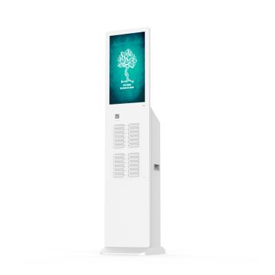 5000mah Public Phone Charging Station Kiosk With 24 Inches LCD Screen