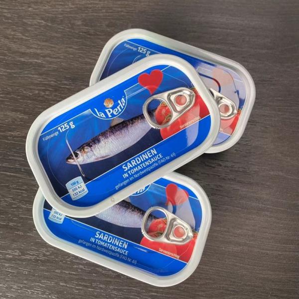 100g,Empty Square Tinplate Jar Packing For Seafood , Fish , Meat