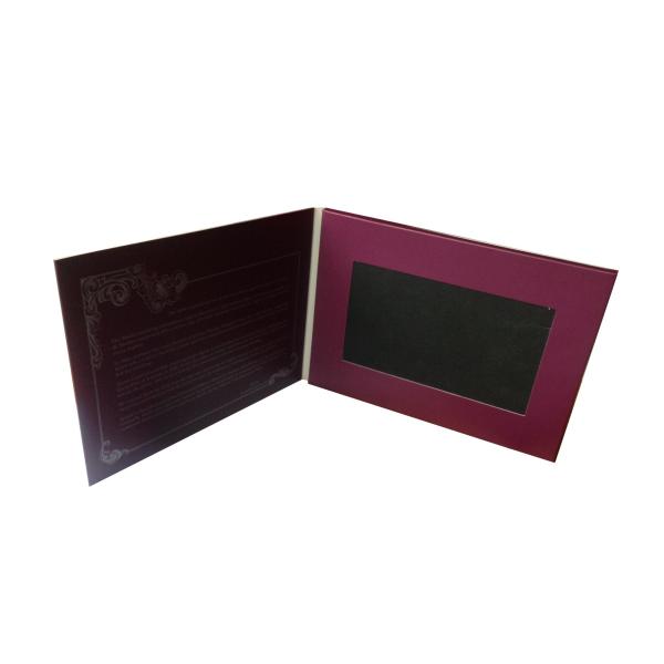 Commercial Video Brochure Card Mailer High Impact With Customized Function