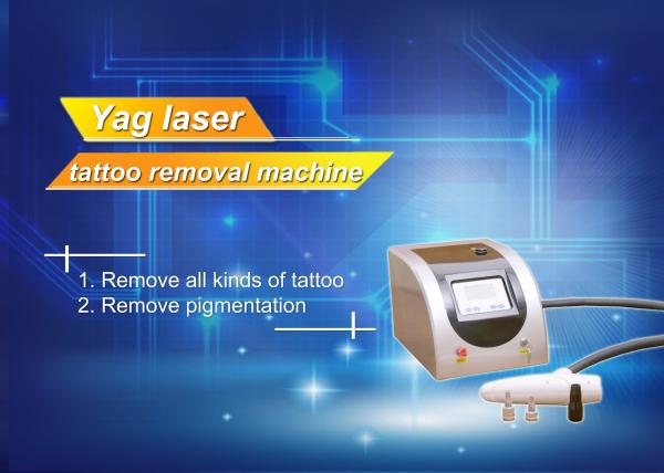 Portble Q Switch ND YAG Laser Tattoo Removal Equipment 1064nm / 532nm / 1320nm Laser Beauty Machine