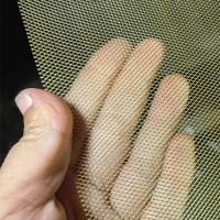 0.3x0.4mm de apertura paneles de malla metálica expandida alambre de cobre rojo para baterías