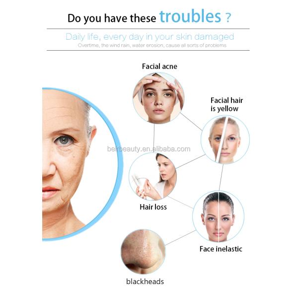 11 en 1 máquina facial de la dermoabrasión de la piel para el dispositivo del rejuvenecimiento de la piel del ultrasonido de las cicatrices del acné