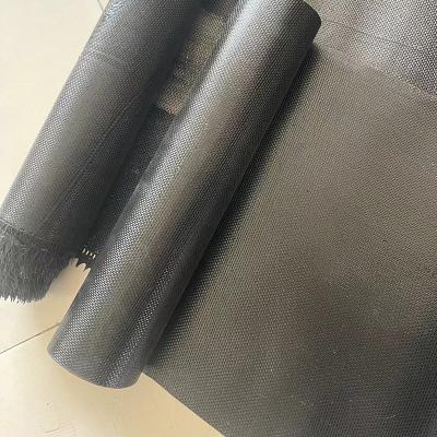 Tecido composto de vidro revestido com asfalto de fibras de carbono pesadas