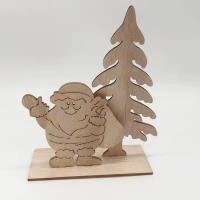 Arbre de Noël en bois personnalisé Décoration de Noël