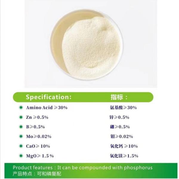 Zinc Calcium Magnesium Amino Acid Chelated Plant Organic Fertilizer For Vegetables Fruits Herbs