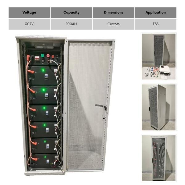 Residential High Voltage Solar Battery 300V 100AH 30kwh Lithium Battery Rack Mounted
