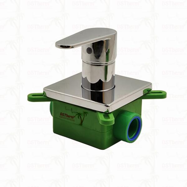 PPR Chrome Plated 3-Way Mixer Shower Valve 20mm 25mm