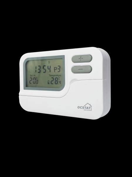Système de thermostat de climatisation compact et durable de 24 VAC ou à batterie avec une précision d'affichage de ± 1 °F