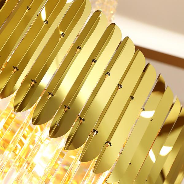 Led Crystal Chandelier For Living Dining Room Round Rectangle hotel lobby chandelier(WH-CY-239)