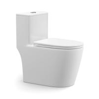 Baño de lujo de una pieza Cerámica WC Armario de agua Porcelana de color blanco