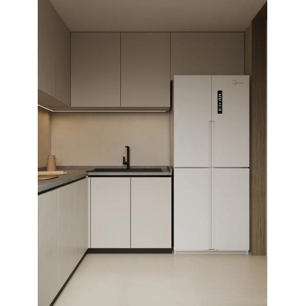 Custom Finish Kitchen Cabinet Modern Design Furniture with Fireproof Boards Material