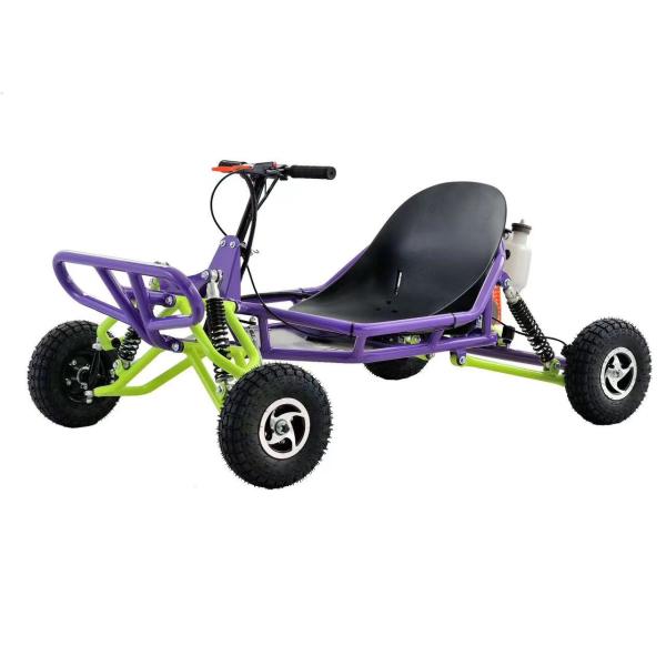 Fuel-Powered Fun Aotong Motor's 63cc Go Kart Dune Buggy with Chain Drive Transmission
