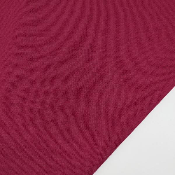 China Supplier Plain Dyed Knit CVC 3ENDS Fleece Fabric Sweatshirt Material Cotton Polyester Fleece Fabric