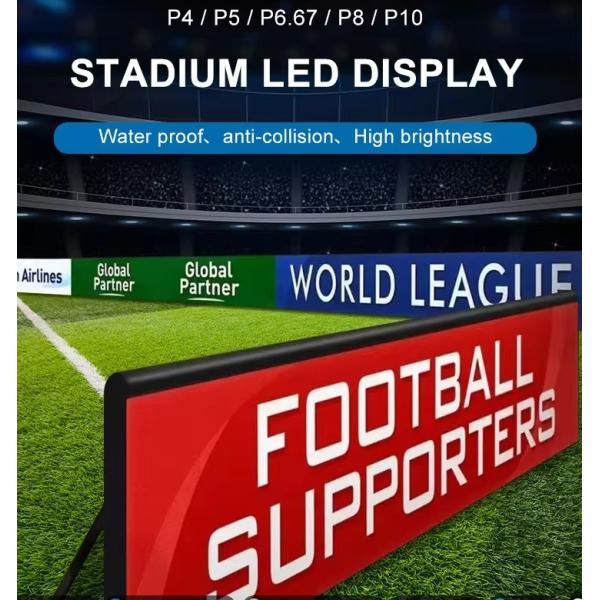 Outdoor Stadium LED Display Screen IP65 Standard 960x960mm Cabinet