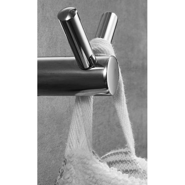 Multipurpose Stainless Steel Robe Hooks For Hanging Towels Coat Mirror Polishing Finish