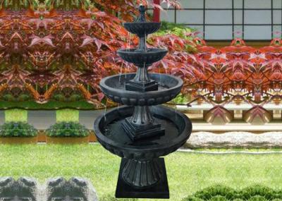 64 Inch Ornament Four Tiered Water Fountain