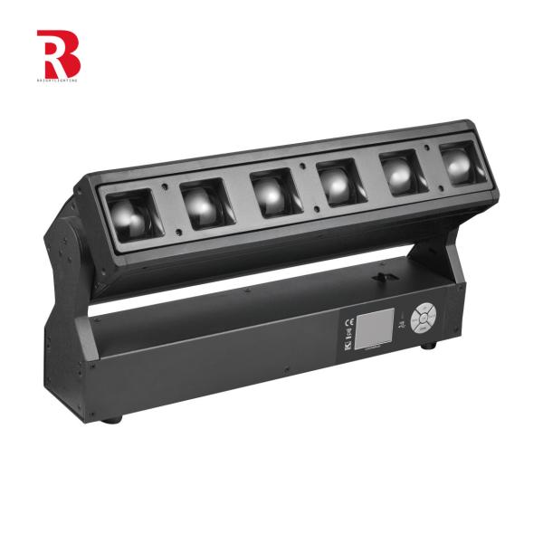 DMX512 LEDズームピクセルバー 6pcs 40W RGBW 4イン1 LED移動ヘッドステージライト
