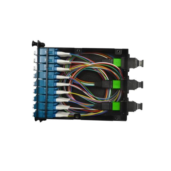 MTP MPO LGX Fiber Optic Cassette Module 12 24 36 Cores For  Parallel Optics