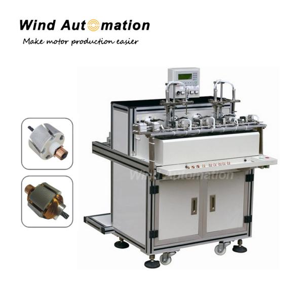 4 Working Stations Micro Motor Armature Winding Machine