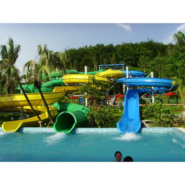 Kids Aqua Play Equipment 6mm Amusement Park Water Slide