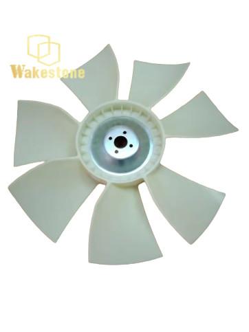 ZAX200 ZAX210 Ventilador de escavadeira Ventilador de arrefecimento de lâmina para motores 6BG1 6BG1T