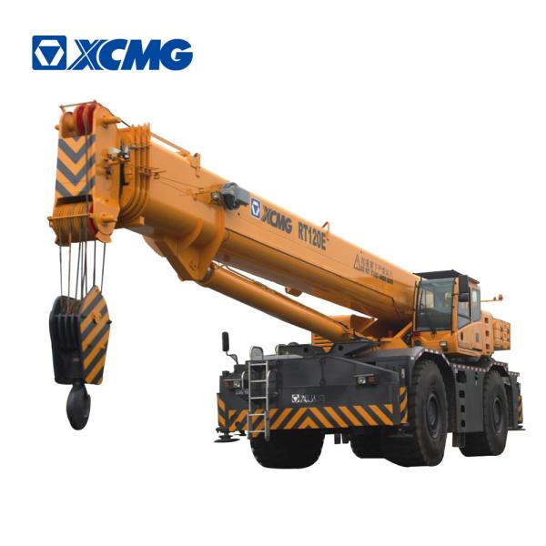Hydraulic Rough Terrain Boom Truck Crane With Energy Saving Hydraulic System RT120E