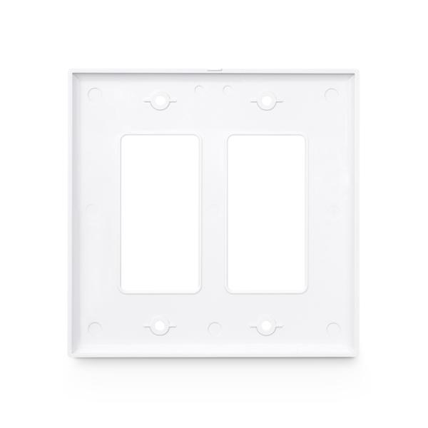 Специализированная 2 банды американского стандарта пластмассовая крышка стенка для одного двойного выхода порта