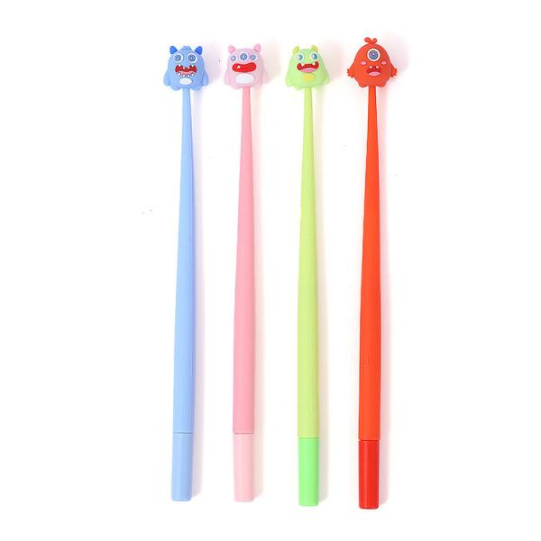 5 Pcs Cute Cartoon Gel Encrier Pins, Shake Gel Pins Pour Les Enfants Et Les Filles, Kawaii écrire des stylos Pour la fête de l'école Bureau à la maison, Cadeaux pour les étudiants ((0.5mm,Star Style,Blacak)
