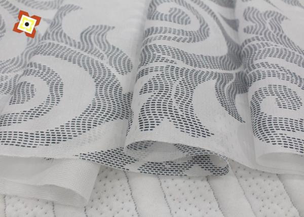 100% Polyester 100gsm Mattress Knitted Fabric Printed