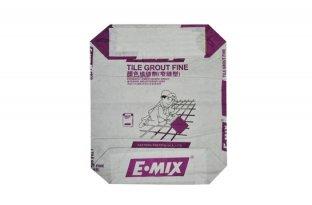 Colored crack-filling material packing sack