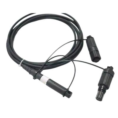 TCP Network Waterproof Plug Connector Fibra Óptica OPT-HW-SLIM Drop Patch Cord com 1-