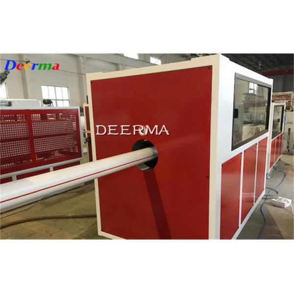 Línea de extrusión de doble tornillo de contrarotación de 37kw Máquina de fabricación de tuberías de PVC personalizada