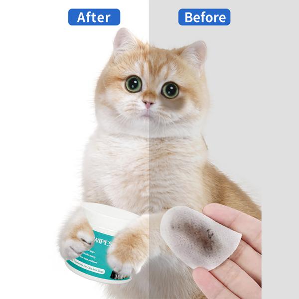 Customizable Gentle Pet Wet Wipes Hypoallergenic Eye Cleaning Wipes For Dogs